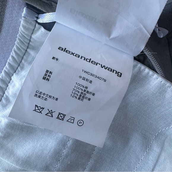 Alexander Wang High Waisted Pleated Shorts - Picture 8 of 8